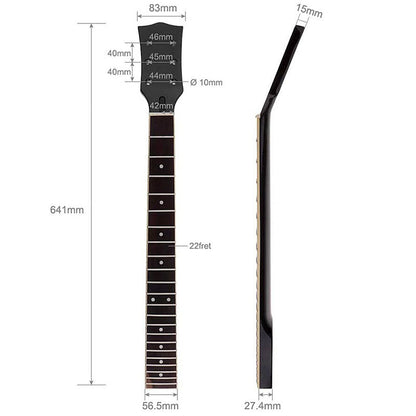 Maple Guitar Neck for Les Paul, 22-fret
