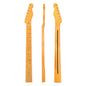 Canadian Maple Guitar Neck for Fender TL, 22-Fret Matte Yellow