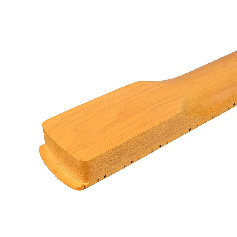 Big Head Maple Guitar Neck for ST Strat, 22-Fret Matte Yellow