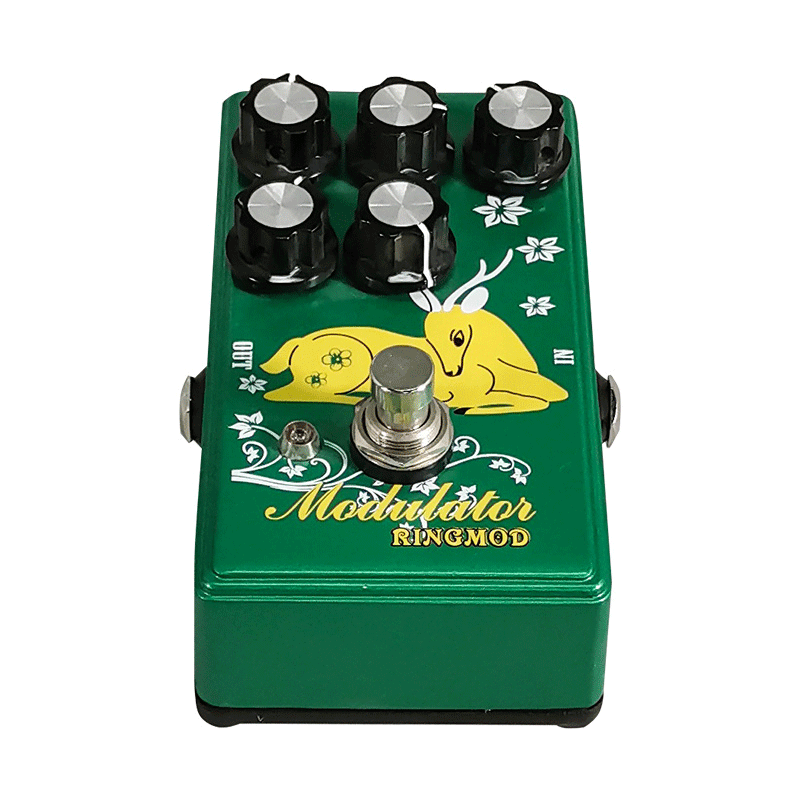 90s Ring Modulation Pedal with gain,sunk,level,freq,ring Knobs crazy Ring Modulator