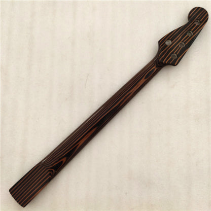 5 String Zebra Wood Bass Guitar Neck,20-Fret
