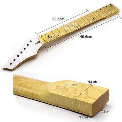 7 String Canada Maple Guitar Neck,24-fret