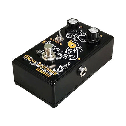 Clean Increase Booster Guitar Effect Pedal with Buffer On