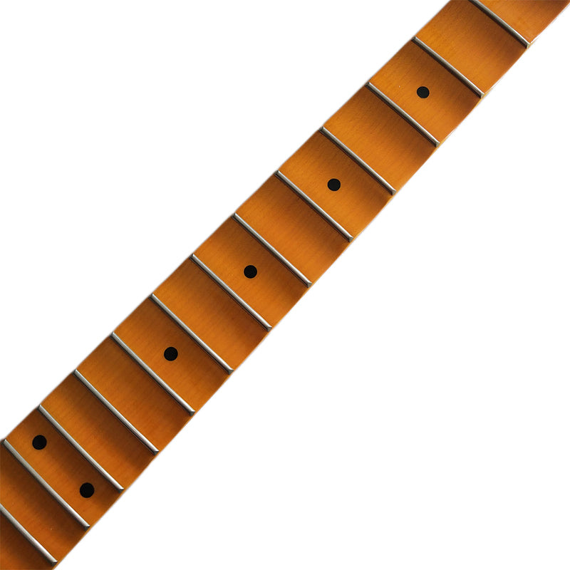 Full Scalloped Maple Guitar Neck,24-Fret