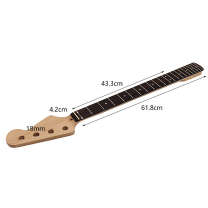 PB 4 string bass guitar neck Canada maple wood,21-fret