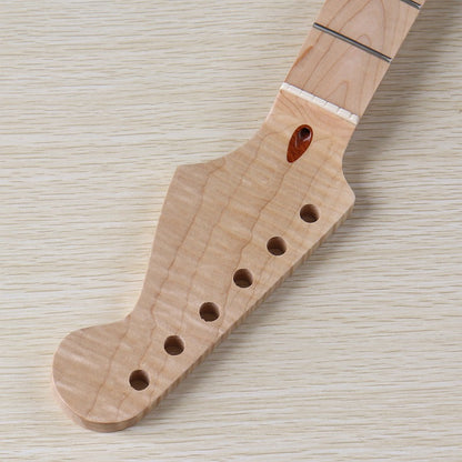22-Fret Flamed Maple Neck for ST