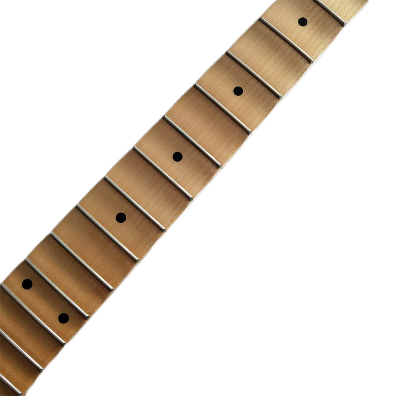 Full Scalloped Maple Guitar Neck,22-Fret Left hand