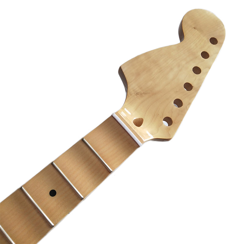 Full Scalloped Maple Guitar Neck,22-Fret Left hand