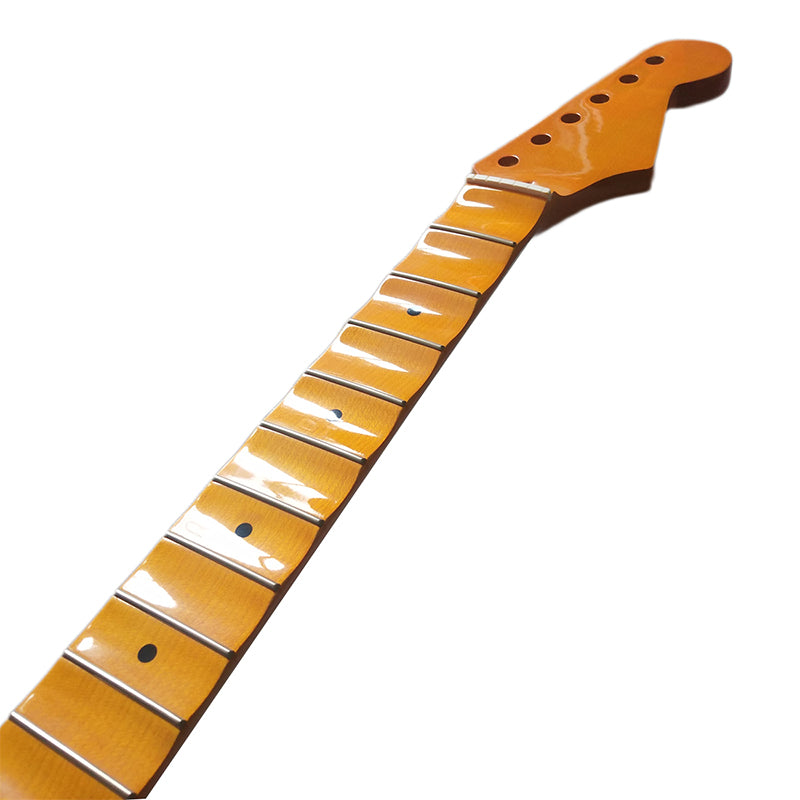 Full Scalloped Maple Guitar Neck,22-Fret