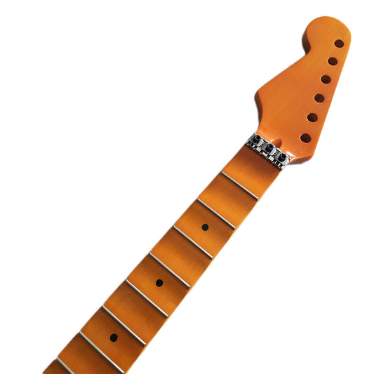 Full Scalloped Maple Guitar Neck,22-Fret Left hand