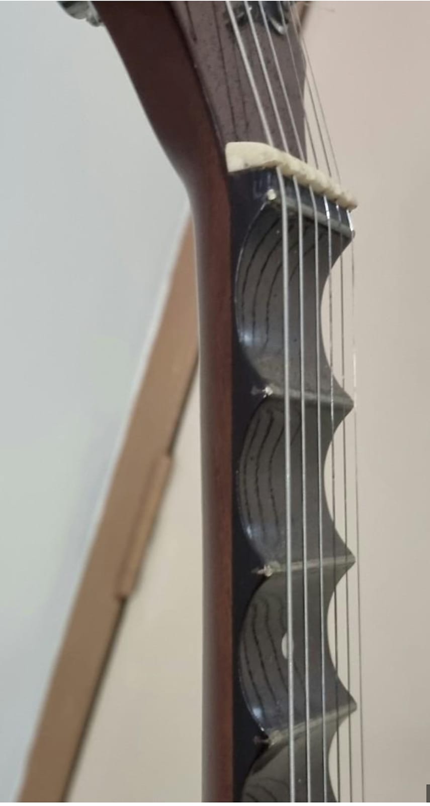 Custom Deep groove Full Scalloped neck,21-Fret