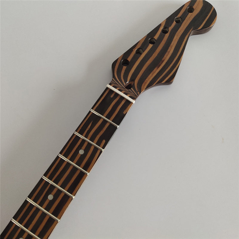 Zebra Wood ST Guitar Neck,22-Fret
