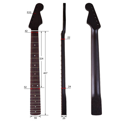 Wenge ST Guitar Neck,21-Fret