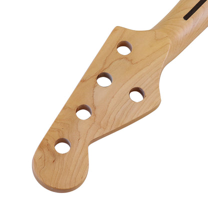 5 String Canada maple Electic Bass Guitar Neck,21-Fret