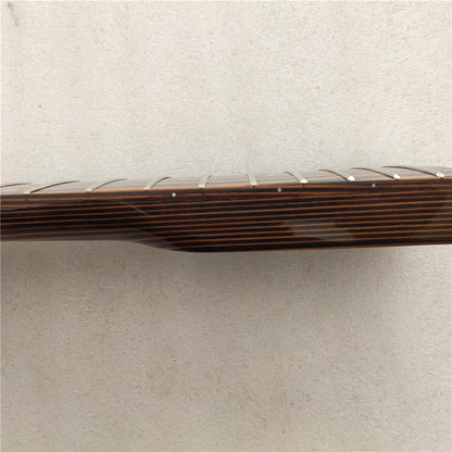 5 String Zebra Wood Bass Guitar Neck,20-Fret