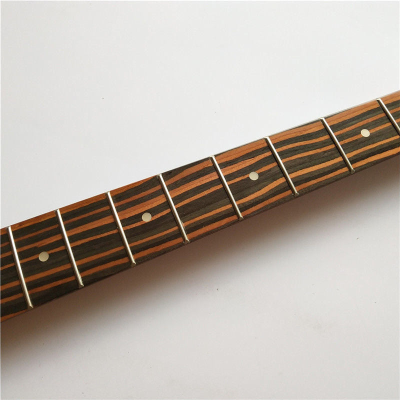 Zebra Wood Bass Guitar Neck,20-Fret