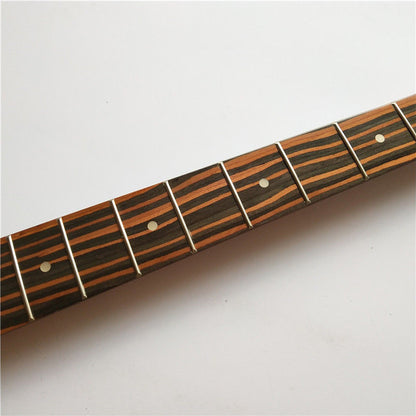 Zebra Wood Bass Guitar Neck,20-Fret