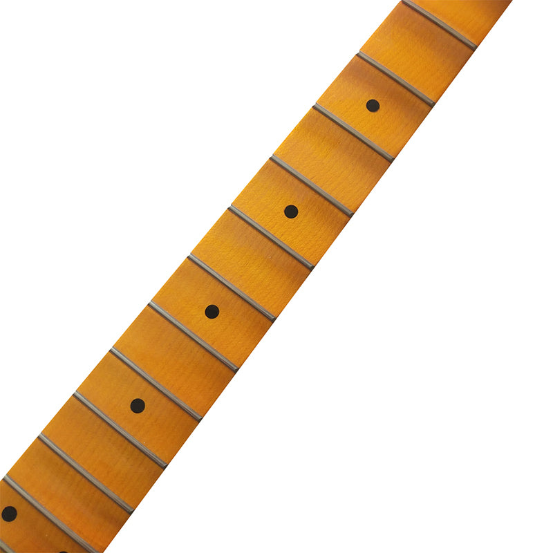 Full Scalloped Maple Guitar Neck,22-Fret