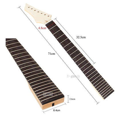 7 String Canada Maple Guitar Neck,24-fret