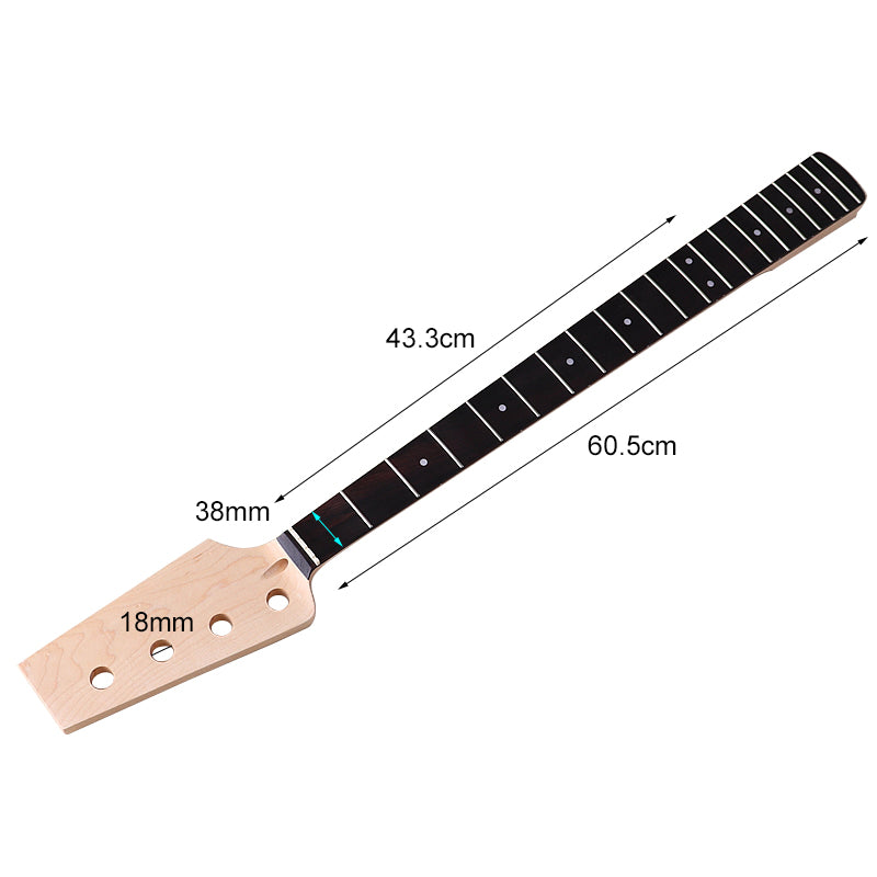 4 String Canada maple guitar neck,20-Fret right hand