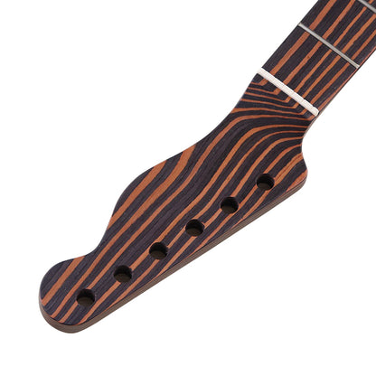Zebra Wood TL Guitar Neck,21-Fret
