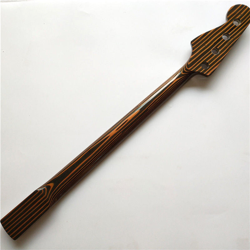 Zebra Wood Bass Guitar Neck,20-Fret