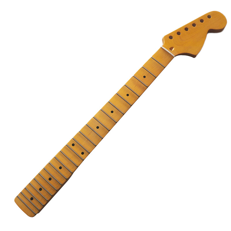 Big Head Full Scalloped Maple Guitar Neck,22-Fret