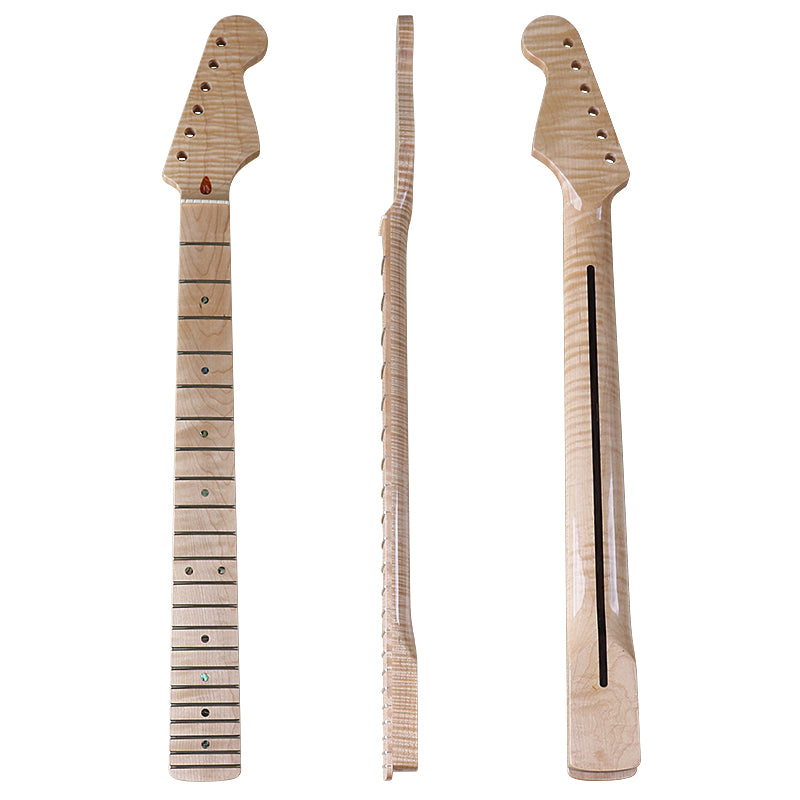 22-Fret Flamed Maple Neck for ST