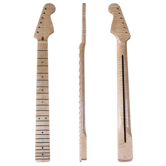 22-Fret Flamed Maple Neck for ST