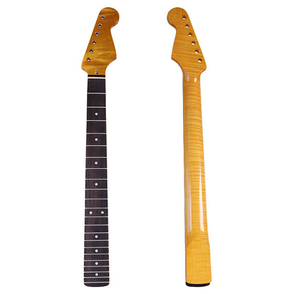 22-Frets Flamed Maple Neck For ST