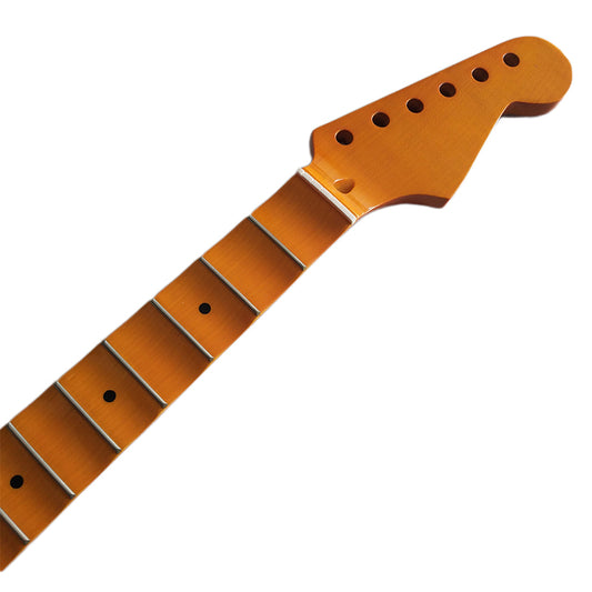 Full Scalloped Maple Guitar Neck,24-Fret