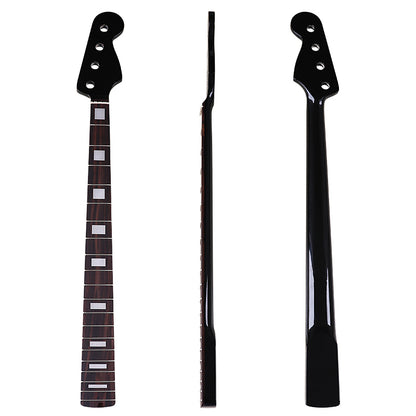 Canada Maple Wood 4 String Black JB Guitar Neck,20-fret