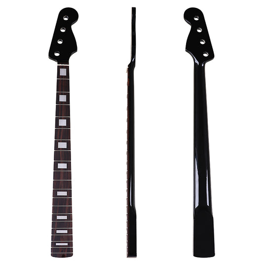 Canada Maple Wood 4 String Black JB Guitar Neck,20-fret